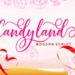 Candyland Font Poster 1