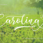 Carolina Font Poster 1