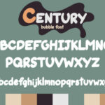 Century Bubble Font Poster 3