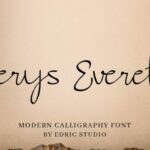 Cerys Everett Font Poster 1