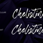 Chelistine Font Poster 13