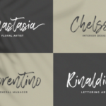 Chelistine Font Poster 7