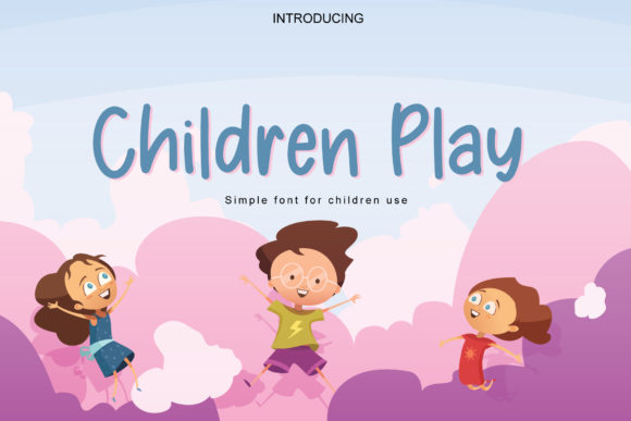 Children Play Font