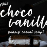 Choco Vanilla Font Poster 1