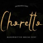 Choretto Font Poster 1