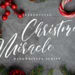 Christmas Miracle  Font Poster 1