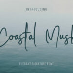 Coastal Musk Font Poster 1