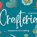 Crafteria Font Poster 1