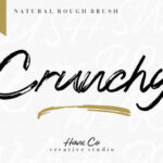 Crunchy Font Poster 1