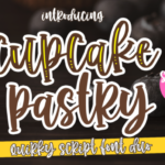 Cupcake Pastry Font Poster 1