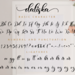 Daliska Font Poster 11