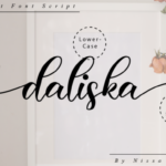 Daliska Font Poster 10