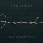 Damiola Font Poster 1