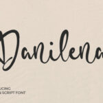 Danilena Font Poster 1