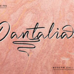 Dantalia Font Poster 1