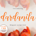 Dardanila Font Poster 1