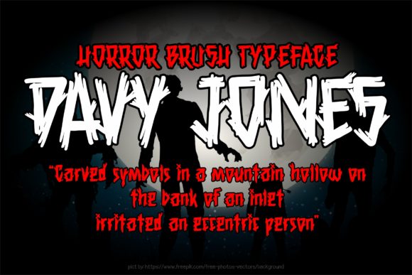 Davy Jones Font