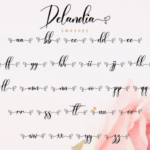 Delandia Font Poster 12