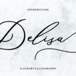 Delisa Font Poster 1