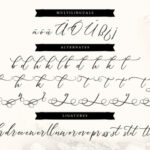 Dellaine Font Poster 6