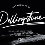 Dellingstone Font Poster 1