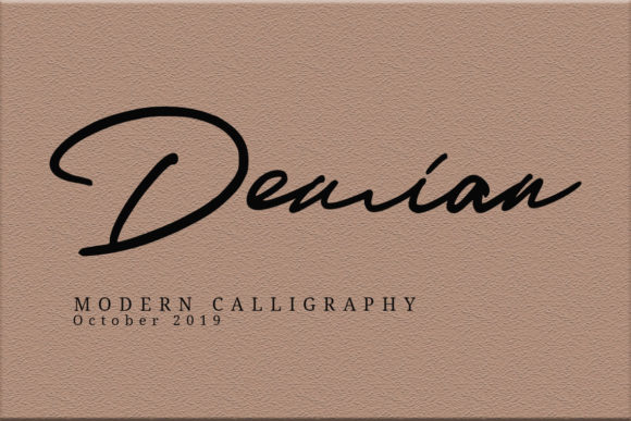 Demian Font Poster 1