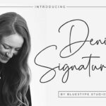 Denira Signature Font Poster 1