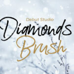 Diamonds Font Poster 1