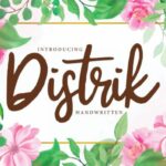 Distrik Font Poster 1