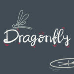 Dragonfly Font Poster 1