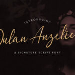 Dulan Anzelica Font Poster 1