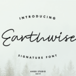 Earthwise Font Poster 1