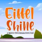 Eiffel Shine Font Poster 1