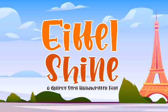 Eiffel Shine Font Poster 1