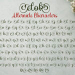 Elok Font Poster 7