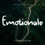 Emotionale Font Poster 1