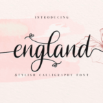 England Font Poster 1