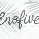 Enofive Font Poster 1