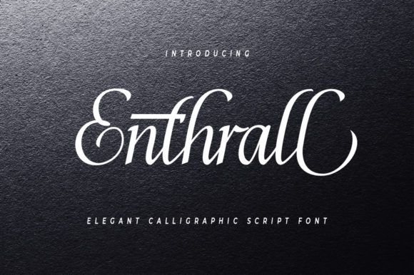 Enthrall Font Poster 1