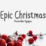 Epic Christmas Font Poster 1