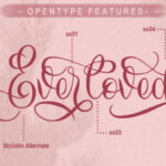 Everloved Font Poster 3