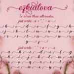 Ezkialova Font Poster 7