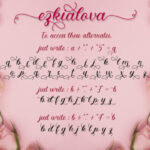 Ezkialova Font Poster 8