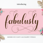 Fabulusly Font Poster 1