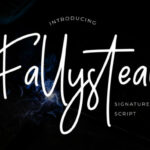 Fallysteam Font Poster 1