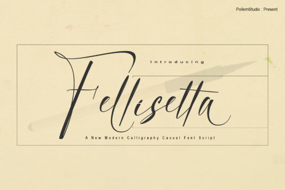 Fellisetta Font Poster 1