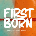 Firstborn Font Poster 1