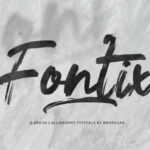 Fontix Font Poster 1