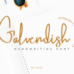 Galvendish Font Poster 1