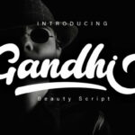 Gandhi Font Poster 1